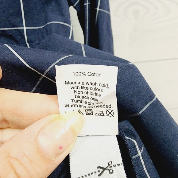 Madewell Bell Sleeve Plaid Blouse - Picture 8 of 9